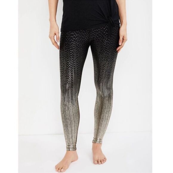 Beyond The Bump Drip Drop Fold Over Belly Ombre
Black Gold Maternity Legging - Picture 4 of 11